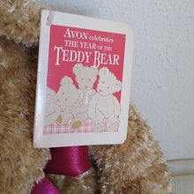 Load image into Gallery viewer, Avon Teddy Bear Stuffed Animal Plush Toy 100th Anniversary, 2002

