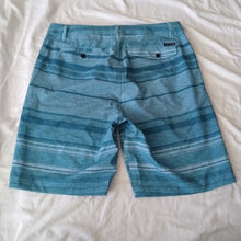 Load image into Gallery viewer, Ocean Current Blue Stripes Board Shorts, size 36
