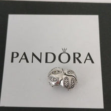 Load image into Gallery viewer, Pandora Sterling Silver Sparkling Leaves Clip w/ Clear Zirconia - 791416cz
