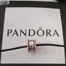 Load image into Gallery viewer, Pandora Sterling Silver Beveled Clip Charm  790267
