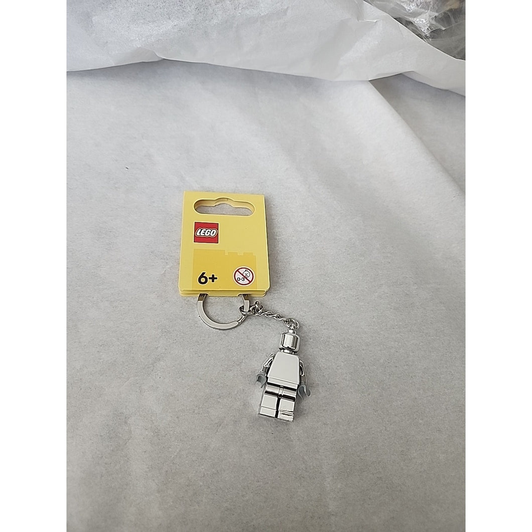 Lego Silver Minifigure Keychain