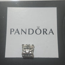 Load image into Gallery viewer, Pandora Retired Sterling Silver Best Buddies Bear with Heart Charm - 792151
