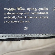 Load image into Gallery viewer, Croft &amp; Barrow Ultimate Comfort Flex Waist Shorts, Black Tie,  size 29
