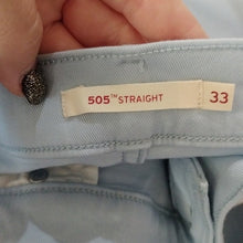 Load image into Gallery viewer, Levi's Women's 505 Straight Jeans, Cashmere Blue, Size 16 Medium 33x32

