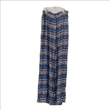 Load image into Gallery viewer, Forever 21 Blue Pattern Palazzo Pants, Size Medium
