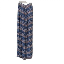 Load image into Gallery viewer, Forever 21 Blue Pattern Palazzo Pants, Size Medium
