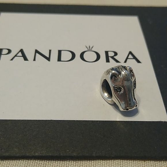 Pandora Sterling Silver Horse Head Charm 790253