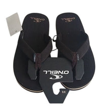 Load image into Gallery viewer, O'Neill Phluff Daddy Dark Brown Flip Flop, Size 2/3 Sandals
