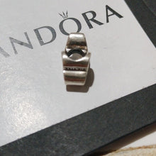 Load image into Gallery viewer, Pandora Retired Sterling Silver Sweet Music Treble Clef Charm w/ CZs -791381cz
