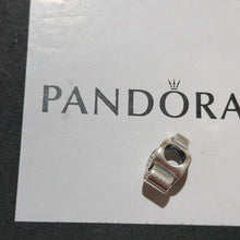 Load image into Gallery viewer, Pandora Retired Sterling Silver Sweet Music Treble Clef Charm w/ CZs -791381cz
