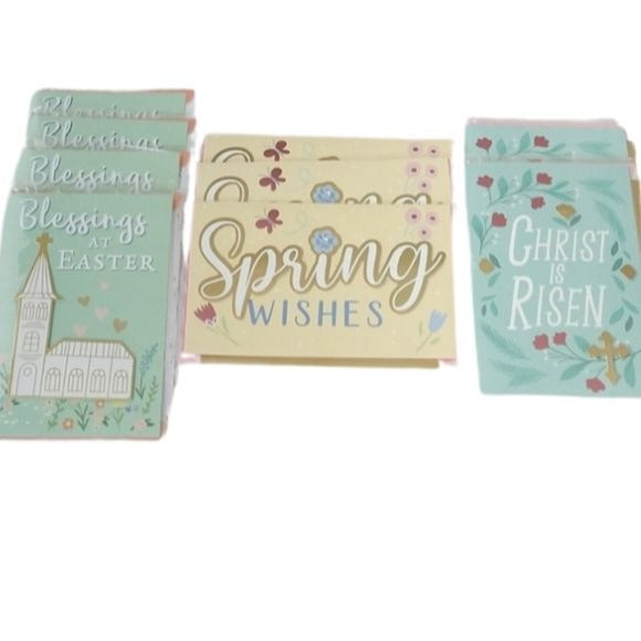 Pembrook Easter Spring Greeting Cards, Set of 9