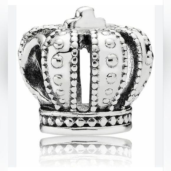 Pandora Retired Sterling Silver 925 ALE Regal Crown Charm - 790930