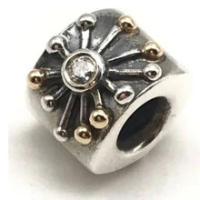 Load image into Gallery viewer, Pandora Desert Star Charm 790188cz Sterling Silver 925 + 14 kt…
