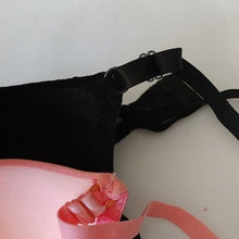 Load image into Gallery viewer, Icy Hot Lingerie Underwire Bras, Set of 2, Black + Peach, 38E (DD)

