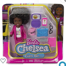 Load image into Gallery viewer, Barbie CHELSEA Can Be A Boss, Ice Skater, Seamstress, Pilot, + Rockstar …
