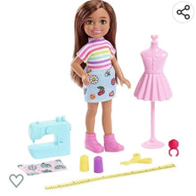 Load image into Gallery viewer, Barbie CHELSEA Can Be A Boss, Ice Skater, Seamstress, Pilot, + Rockstar …
