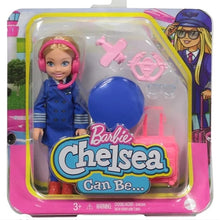 Load image into Gallery viewer, Barbie CHELSEA Can Be A Boss, Ice Skater, Seamstress, Pilot, + Rockstar …
