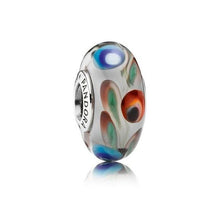 Load image into Gallery viewer, Pandora Sterling Silver Folklore Murano Glass Bead Charm 791614 ALE 925
