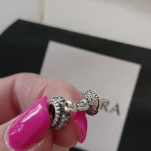 Load image into Gallery viewer, Pandora Retired Sterling Silver Ballerina Dancer Charm w/ Clear CZs - 791365cz
