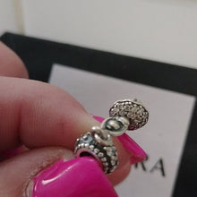Load image into Gallery viewer, Pandora Retired Sterling Silver Ballerina Dancer Charm w/ Clear CZs - 791365cz

