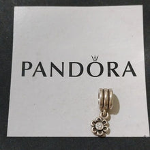 Load image into Gallery viewer, Pandora Retired Sterling Silver Daisy Dangle with Clear Zirconia - 790196CZA
