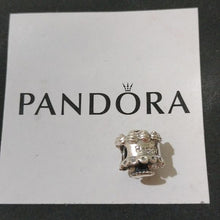 Load image into Gallery viewer, Pandora Retired Sterling Silver Happy Birthday Cake Charm - 791289
