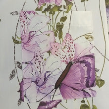 Load image into Gallery viewer, MISSLOOK Long-Sleeved Button Up Blouse with Butterfly Print, size Large
