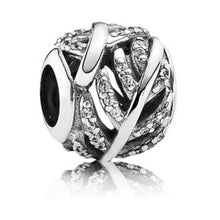 Load image into Gallery viewer, Pandora Sterling Silver Light as Feather Bead  791186cz
