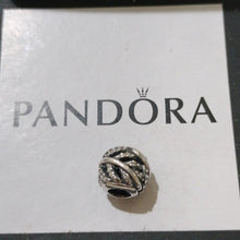 Load image into Gallery viewer, Pandora Sterling Silver Light as Feather Bead  791186cz
