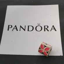 Load image into Gallery viewer, Pandora Retired Pink Enamel Flower with Sterling Silver Bead - 790437EN05
