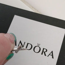 Load image into Gallery viewer, Pandora Sterling Silver Alphabet Letter X Dangle w/ Clear Zirconia - 791336cz
