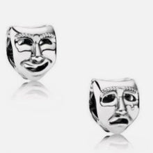 Load image into Gallery viewer, Pandora Retired S/S The World&#39;s a Stage Theatre Drama Mask Bead - 791177
