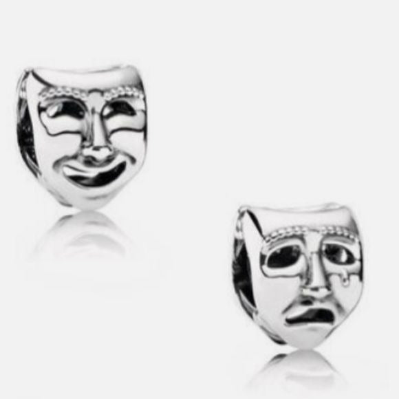 Pandora Retired S/S The World's a Stage Theatre Drama Mask Bead - 791177