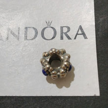 Load image into Gallery viewer, Pandora  Sterling Silver September Birthday Blooms Bead w/ Lapis - 790580LP
