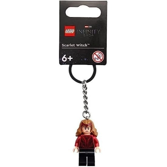 LEGO® MARVEL Scarlet Witch Minifigure™ Key Ring w Chain Part 854241 Key Chain