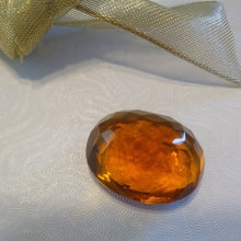 Load image into Gallery viewer, 55.35 Carat Orange Topaz Fancy Oval Gemstone GIL Certified
