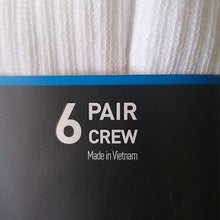 Load image into Gallery viewer, Adidas Men&#39;s Cushioned Crew Socks, 6 pair
