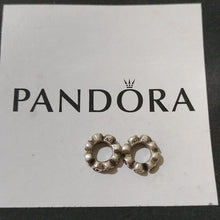 Load image into Gallery viewer, Pandora Retired Sterling Silver Small Roses Spacers- 790176, Set of 2
