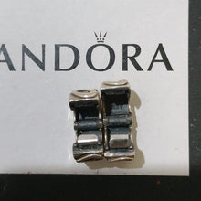 Load image into Gallery viewer, Pandora Sterling Silver Row of Hearts Clips, Set of 2, 791978
