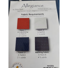 Load image into Gallery viewer, Needle In A Hayes Stack Allegiance Quilt Pattern NH2006
