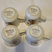 Load image into Gallery viewer, Mikasa Vintage Natural Beauty Floral California Poppies Mugs Cups Set of 4
