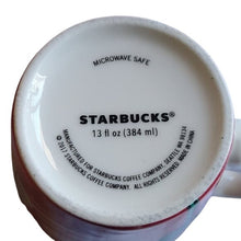 Load image into Gallery viewer, Starbucks Red Modern Christmas Trees Mug, 13.8 oz
