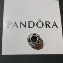 Load image into Gallery viewer, Pandora Sterling Silver Daisy Meadow Openwork Bead w/ Lavender Enamel 791487en66
