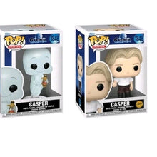 Load image into Gallery viewer, Funko Pop! Casper 1848 Chase &amp; Common Bundle Pack of 2 Figures w/ Protectors
