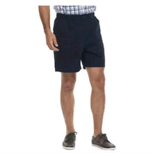 Load image into Gallery viewer, Croft &amp; Barrow Side Elastic Relaxed Fit Cargo Shorts, Admiral Navy, size 29
