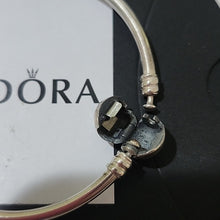 Load image into Gallery viewer, Pandora Sterling Silver Bangle Bracelet SMALL 6.7&quot;
