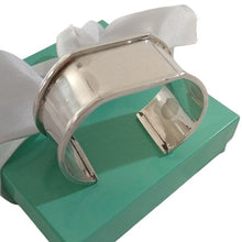 Load image into Gallery viewer, Thomas Bradbury &amp; Sons Vintage English Sterling Silver Minimalist Cuff Bracelet
