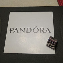 Load image into Gallery viewer, Pandora Letter N Alphabet Triangular Charm 925 Sterling Silver
