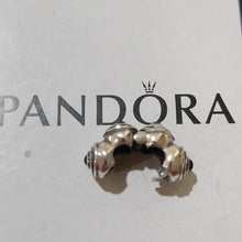 Load image into Gallery viewer, Pandora Retired Sterling Silver Hypnotize Clip with Onyx. - 790560ON
