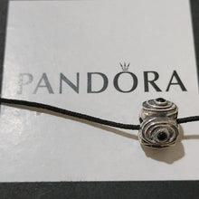 Load image into Gallery viewer, Pandora Retired Sterling Silver Hypnotize Clip with Onyx. - 790560ON
